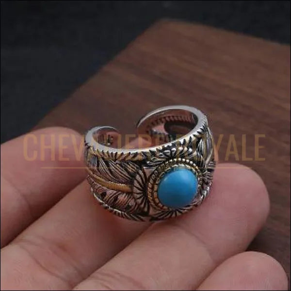 Chevalière pour femme homme bague présentation des plumes en argent bijoux