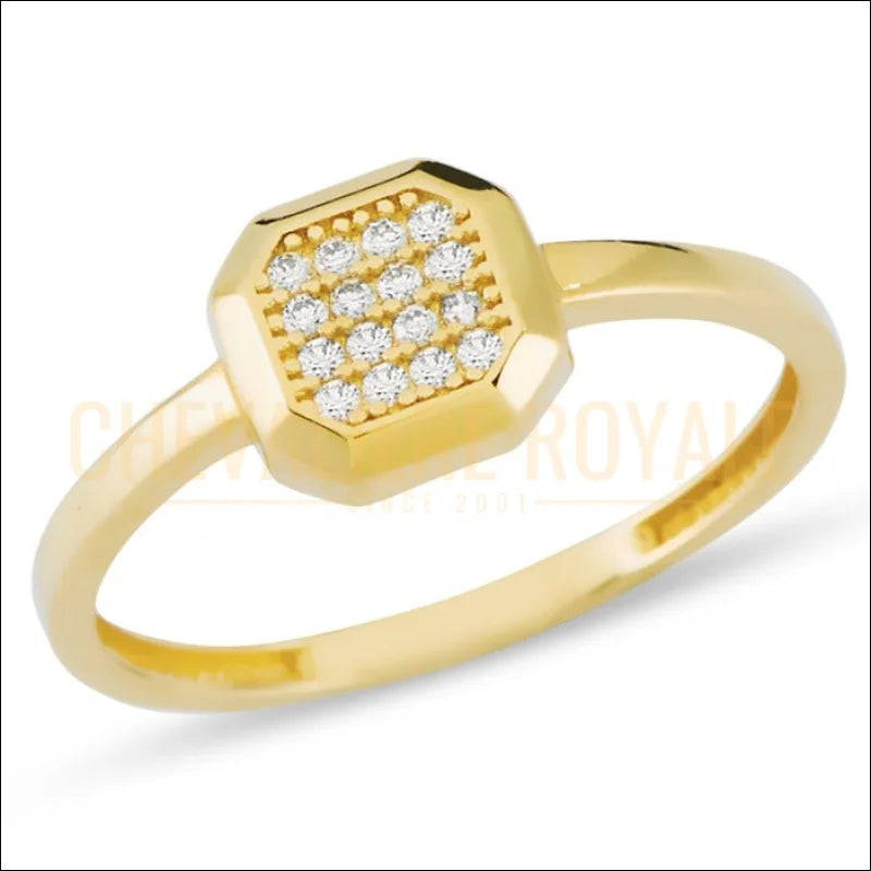 Chevaliere femme or 14 carats jaune rose blanc Jaune 47