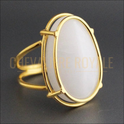 Chevalière Femme Ovale Agate – Bague Argent Sterling 925 – Bijou d'Harmonie-Chevaliere-Royale
