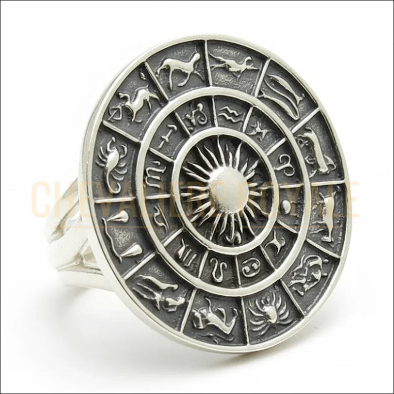 Chevalière-bague-Femme-Signe-du-Zodiaque-Argent-Massif-Chevaliere-Royale