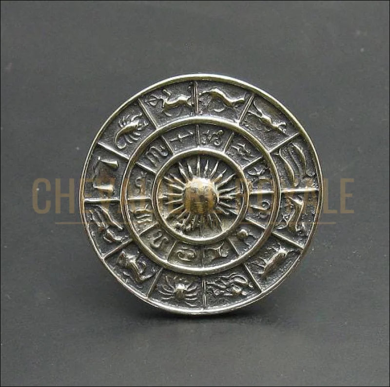 Chevalière-bague-Femmes-Signe-du-Zodiaque-Argent-Massif-Chevaliere-Royale
