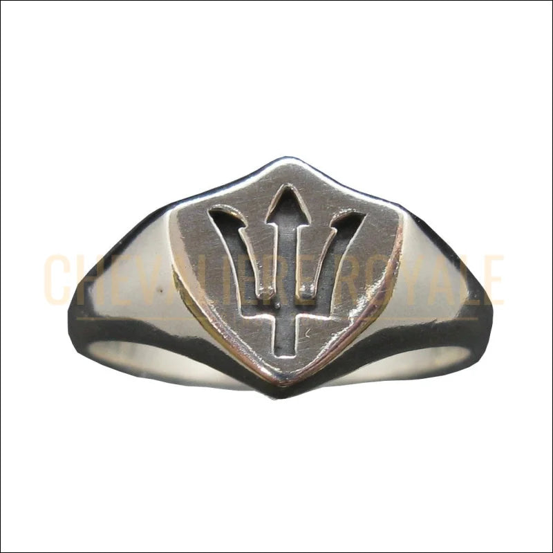 Bague-Femme-Trident-Force-Mythes-Symbolisme-Chevaliere-Royale