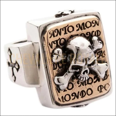 Bague Chevalière gitan argent massif pour les hommes les plus puissants