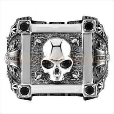Chevaliere-homme-argent-de-tete-de-mort-structure