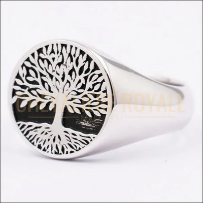 chevaliere-argent-homme-arbre-de-vie-royale.