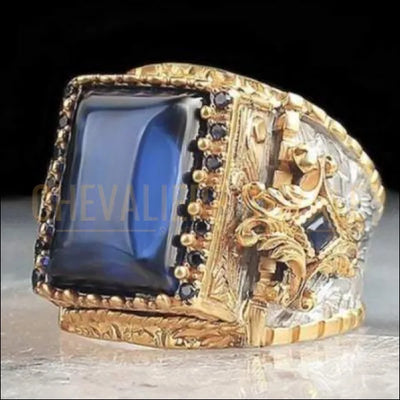 Chevalière homme artisanale en argent touche artistique sérieuse 