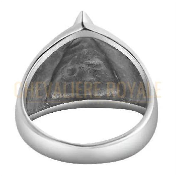 Chevaliere royale-bague homme en acier inox Œil d'Horus mythologie égyptienne bijou