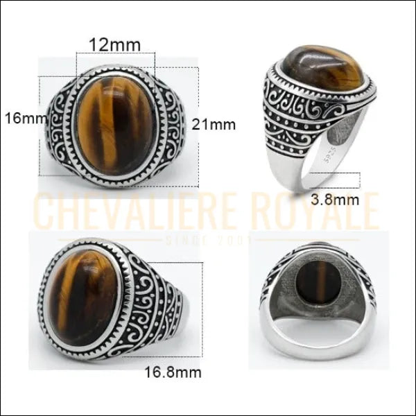 Chevalière homme argent massif  période art déco