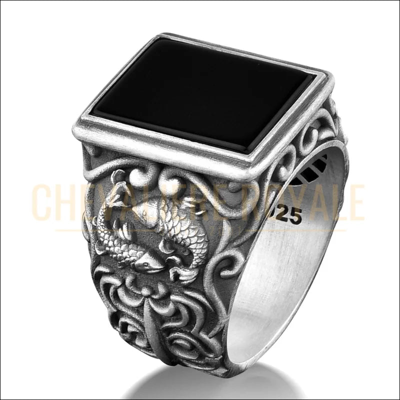Chevalière homme en argent – Un symbole de puissance-Chevaliere-Royale-2025