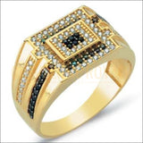 Chevalière homme en or 14K avec un style puissant et élégante