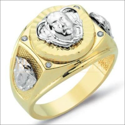 Chevalière homme en or massif 14k - 54 mm