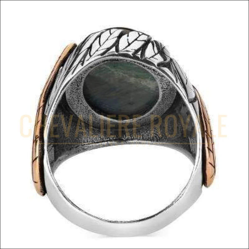 Chevalière homme et femme argent œil de tigre couleur bleu rare 925