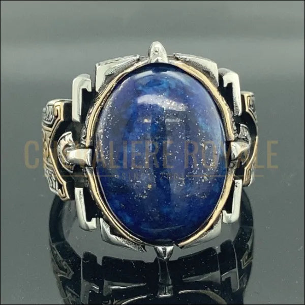 Chevalières homme la pierre de Lapis Lazuli Naturelle 14g