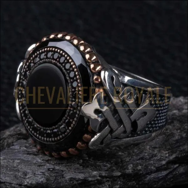 bague-chevalier-pierre-onyx-exclusive-ronde-noire-onyx-argent