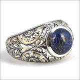 Chevalière Homme Lapis-Lazuli - Style Sage en Argent