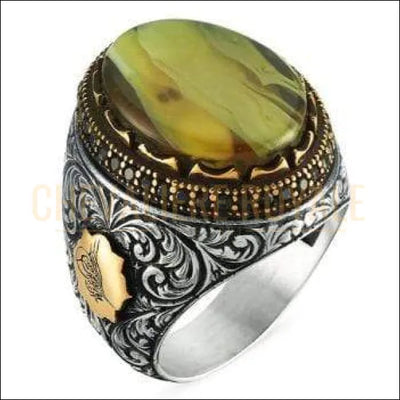 Chevalière homme sterling 925 écrite en arabe 