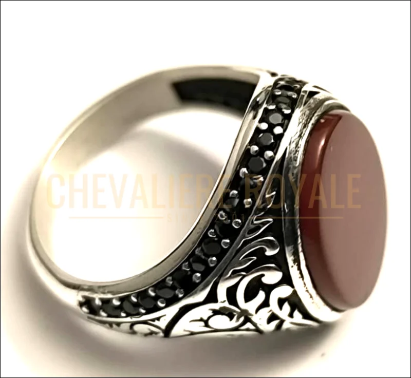 bague-homme-pierre-agate-chevaliere-royale