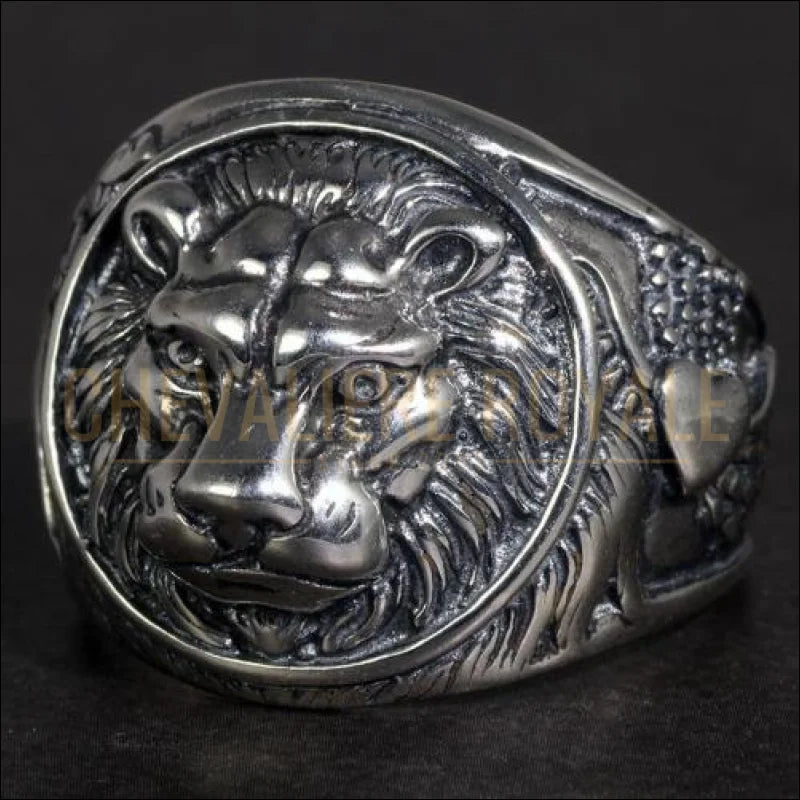 Chevalière homme tête de lion 3d le roi la jungle - 65