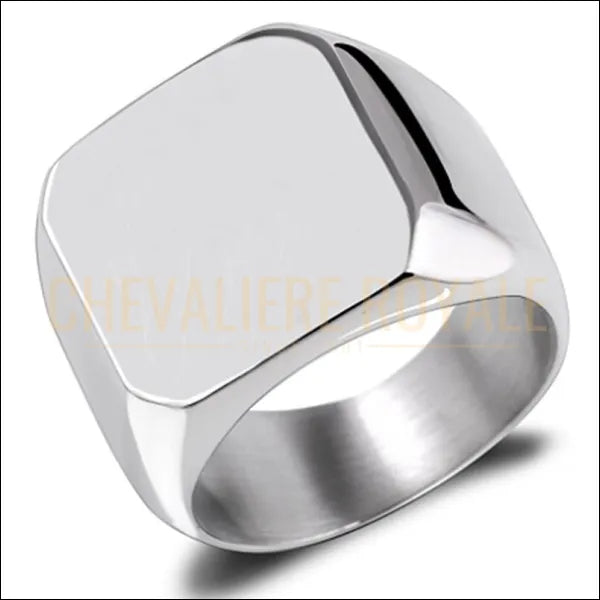 chevaliere en titanium personnalisé pour femme ou homme