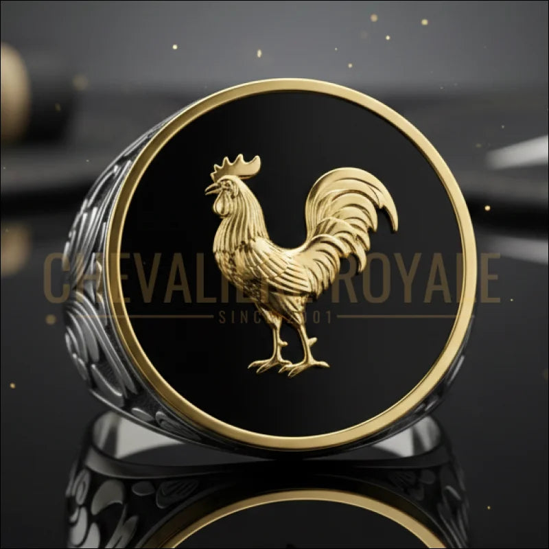 bague-gaulois-coq-chevaliere-royale