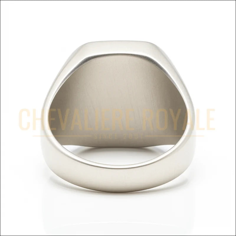 Bague-Heraldique-argent-massif-gravure-personnalise-blason-ecusso-Bague-de-famille-armoirie-chevaliere-royale