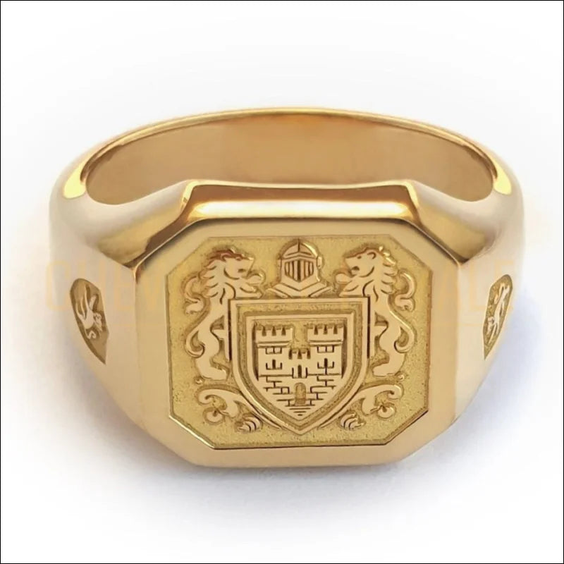 Chevalière octogonale en or massif : élégance et personnalisation-chevaliere-royale-25
