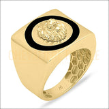 Chevalière Or pour Hommes - Bague Tête de Lion