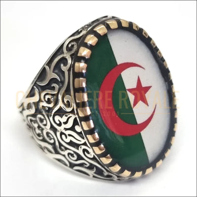Chevalière personnalisée algérienne - argent motifs
