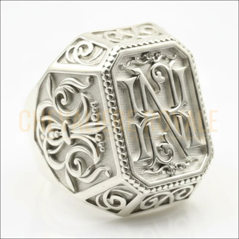 bague-personnalisée-initiale-gravure-helardique-chevaliere-royale-13