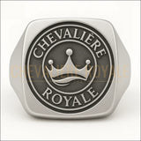 Chevalière Personnalisée  – Blason Gravé en Relief