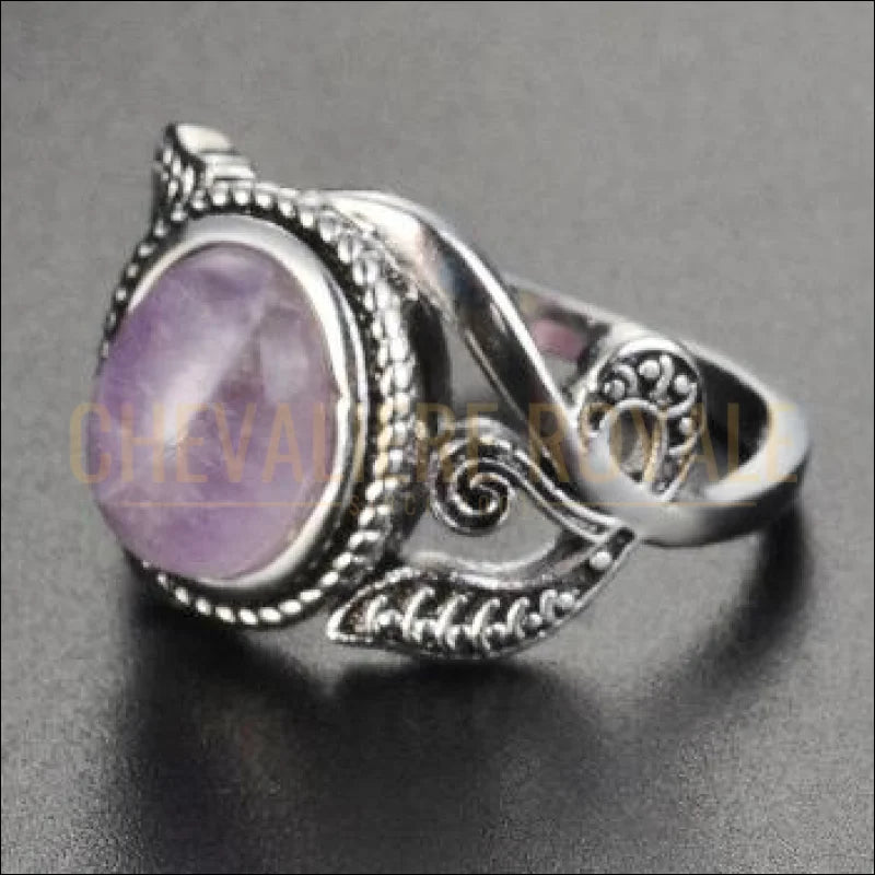 Chevalière pour femme encerclée d’une double bordure en 