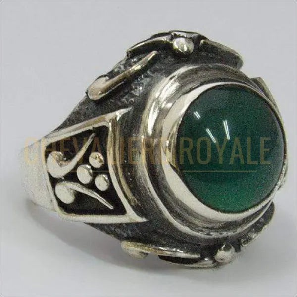 CHEVALIERE PIERR AGATE VERTE