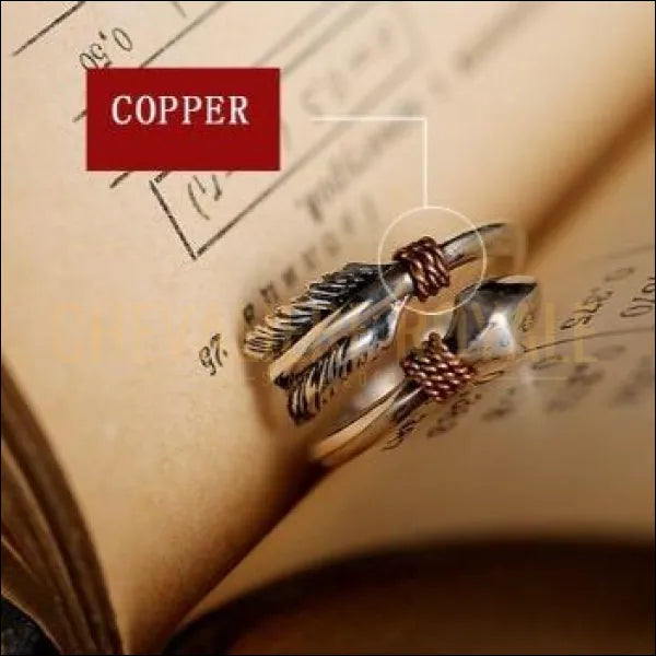 Chevaliere Royale - bague gothique  pour homme femme argent la flèche d'amour d'Eros  dieu d amour