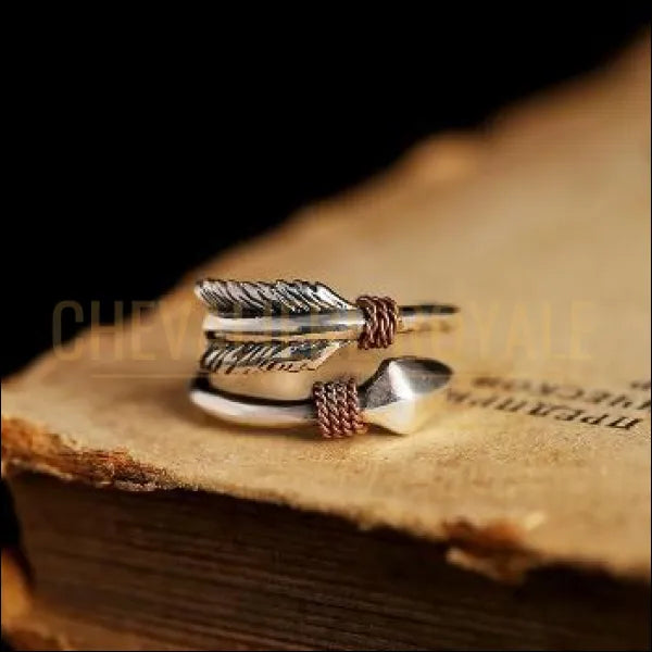 Chevaliere Royale - bague gothique  pour homme femme argent la flèche d'amour d'Eros pas cher bijoux
