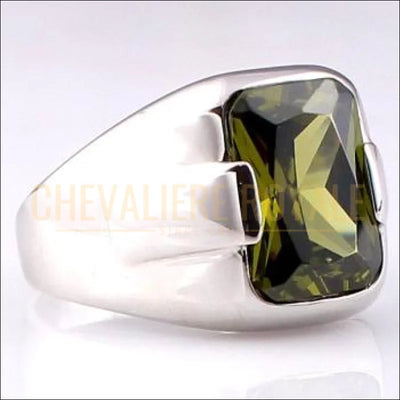 Chevalière pour hommes en argent la pierre de sultan zultanite - Chevalière Royale 