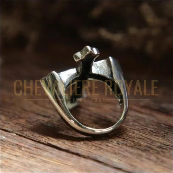 Chevalières royale homme en argent religieuse la croix orthodoxe