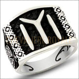 Chevalière pour hommes en argent style ottoman la tribu KAYI
