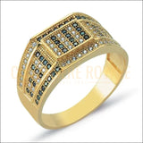 Chevalière pour hommes en or 14 carats la beauté du feu