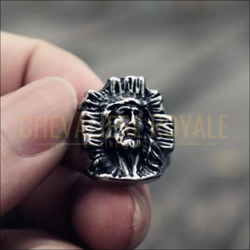 Chevaliere royale religieuse Christ fils de Dieu pour hommes en acier  pas cher jésus 