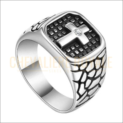 Bague-Croix-pour-Hommes-Chevaliere-Royale