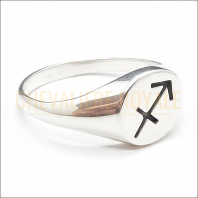Bague-Sagittaire-Femme-Argent-Massif–Gravure-Astrologique-Sagitaire-Chevaliere-Royale