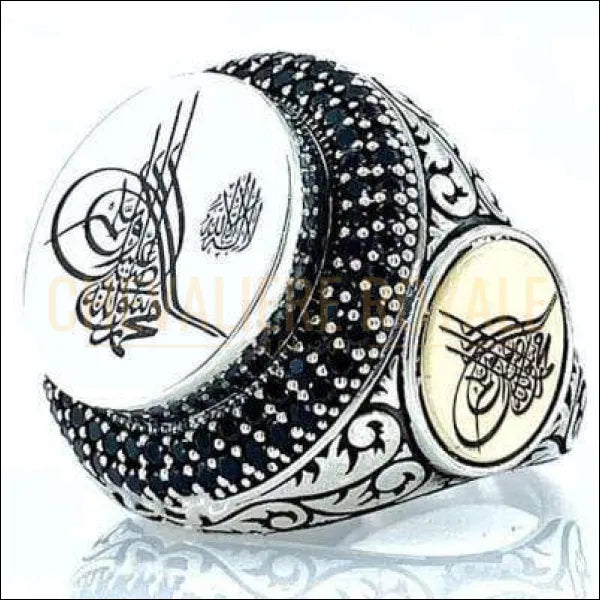 Chevaliere royale homme sultanat pour hommes en argent la signature du Sultan 