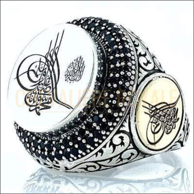 Chevaliere royale homme sultanat pour hommes en argent la signature du Sultan 