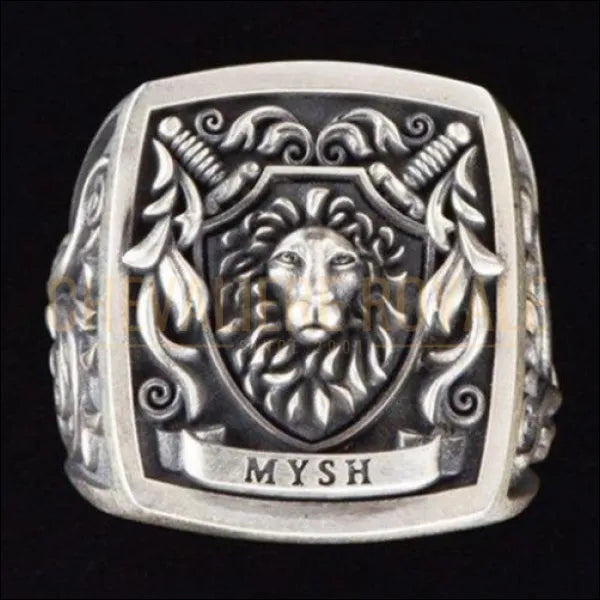 Chevalière tête de lion en argent  une touche masculine impressionnante