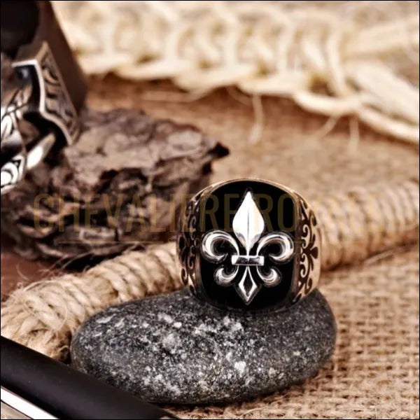 Chevalière Bague Royaliste Bague Royaliste Bague Homme Plaqué Or