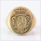 L'Art de la Chevalière Personnalisée en Or : Votre Blason
