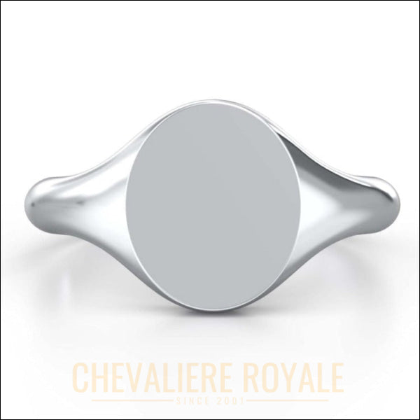 Chevalière Traditionnelle en Ovale - Personnalisation Sur Mesure-Chevaliere ROylae - 8546