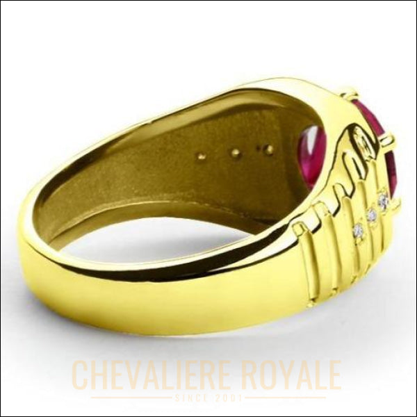bague-chevalier-homme-or-rubis-rouge-14-carats.pas-cher