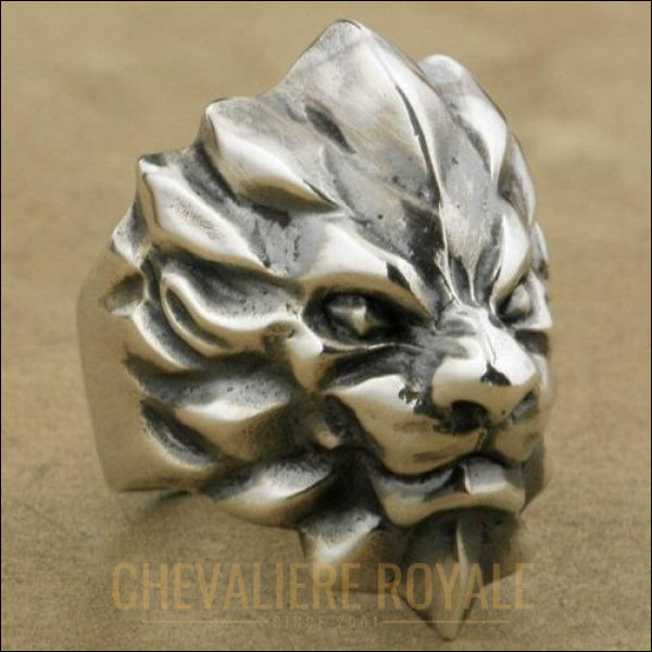 Chevaliere-tete-de-lion-argent-massif-design-3D-pouvoir