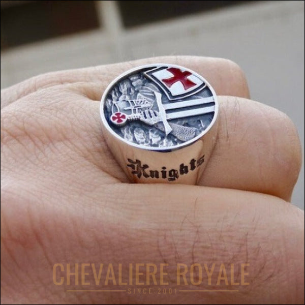 Chevalière Templier Maçonnique - L'Héritage Millénaire- Chevaliere Royale - 354